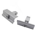 solar end clamp for roof mounting