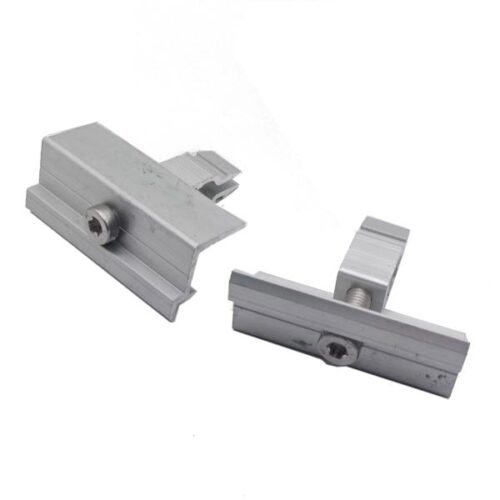 solar end clamp for roof mounting